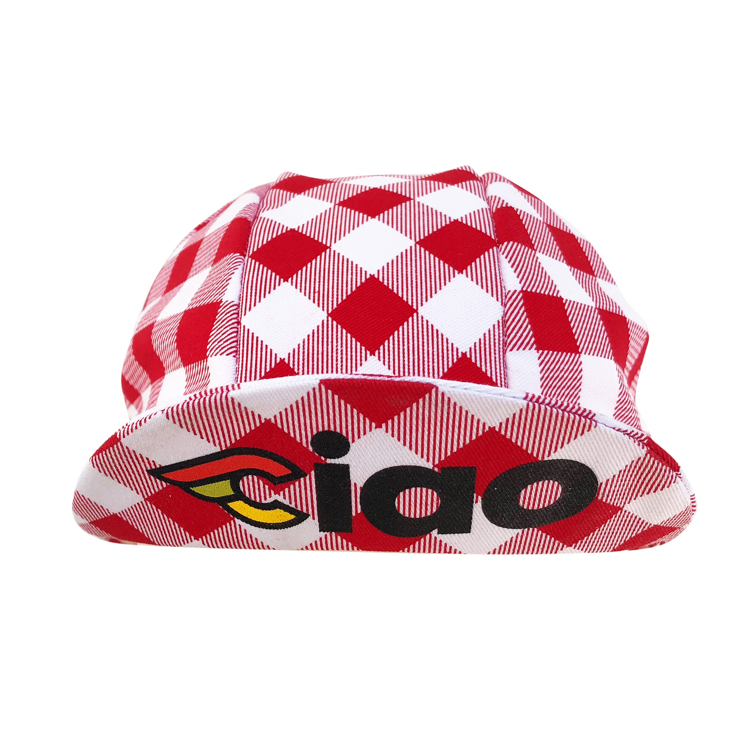 ERTGHH Cinelli Ciao Italia czapka rowerowa, czerwony/biały, jeden rozmiar