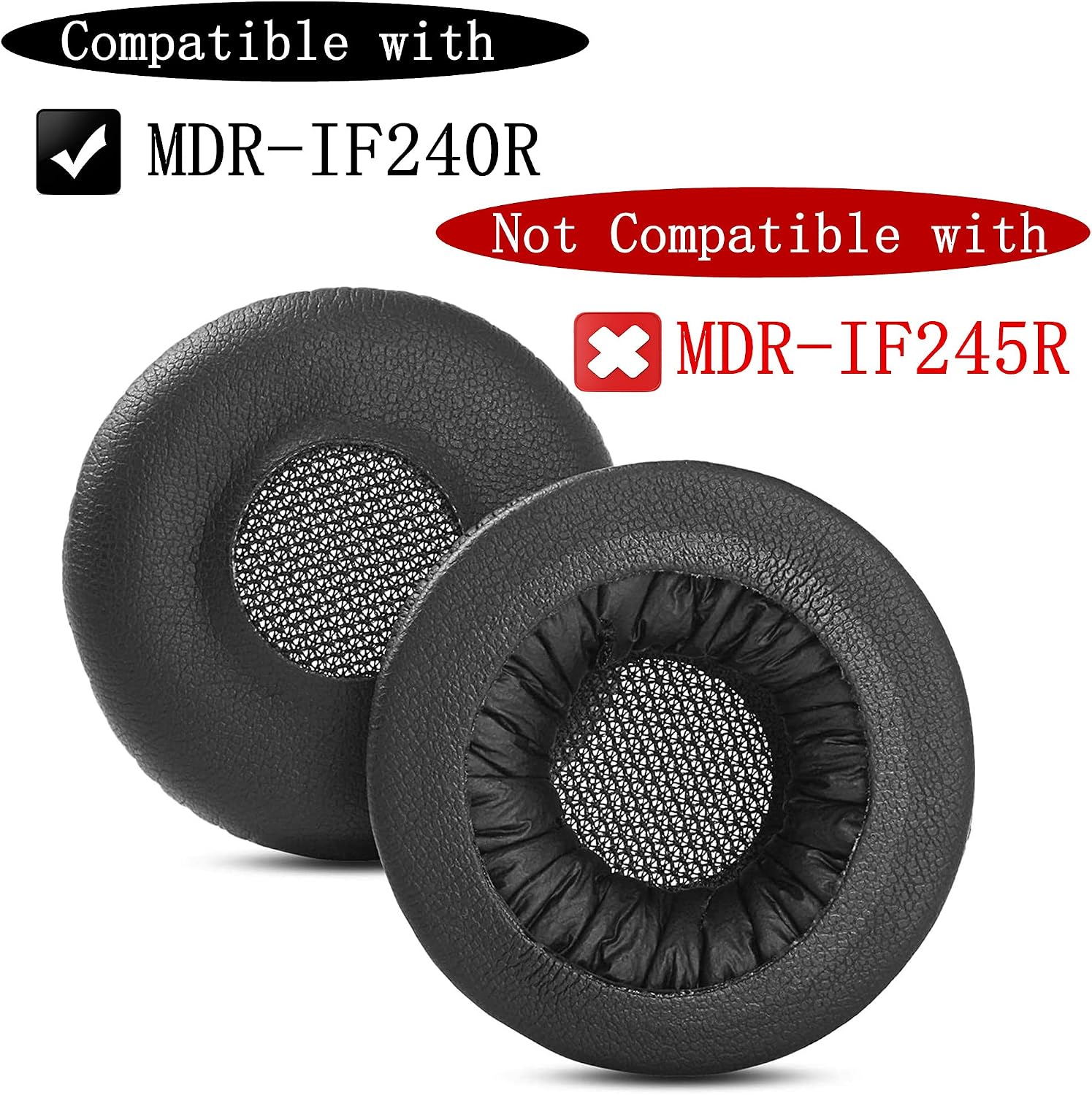 Amazon.com: YunYiYi Replacement Earpad Cups Cushions Compatible with Sony  MDR-IF240R Headset Covers Foam : Electronics