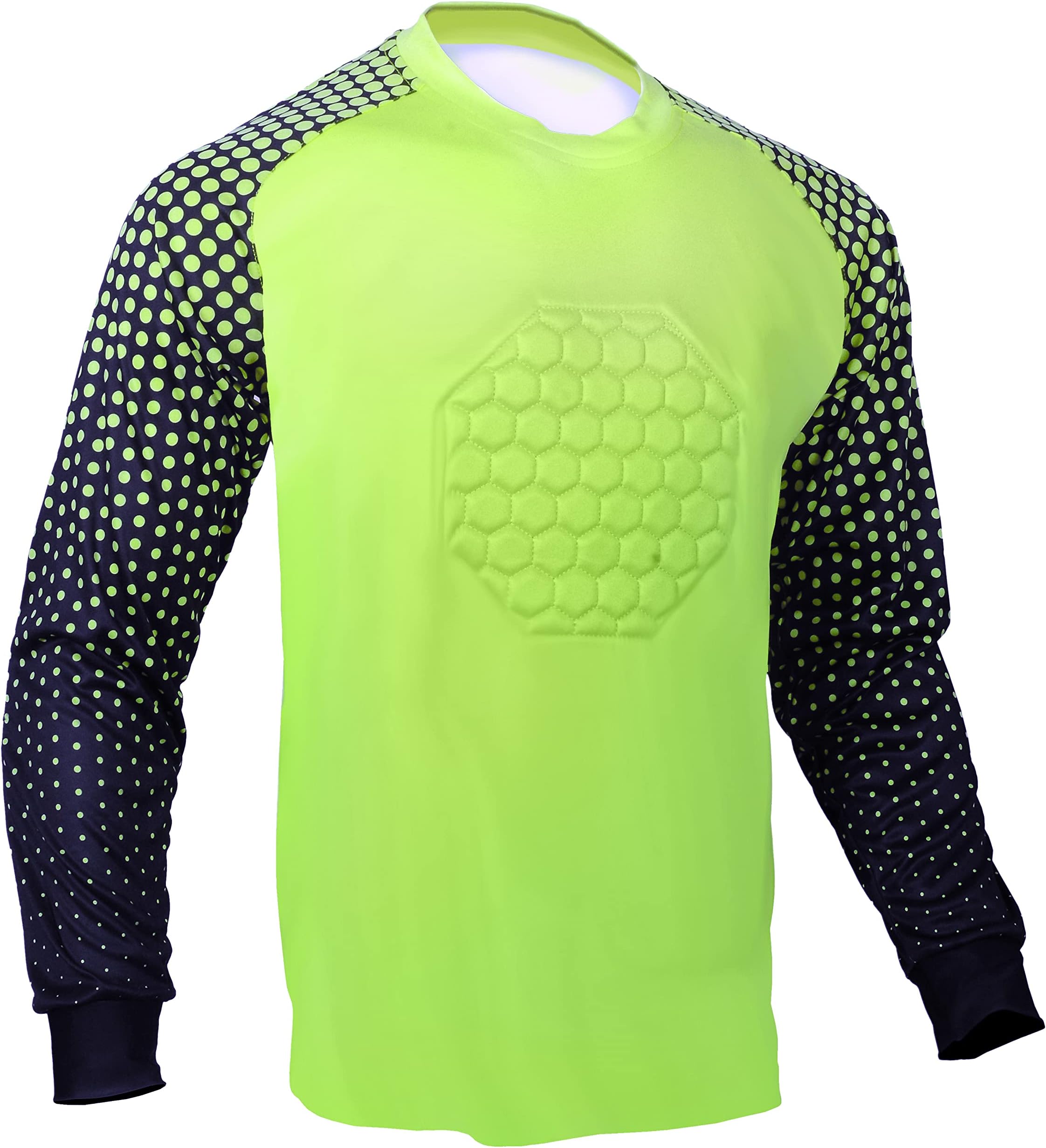 Soccer Goalie Shirt, Padded Goalkeeper Jersey, Youth and Adult Sizes