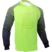 Soccer Goalie Shirt, Padded Goalkeeper Jersey, Youth and Adult Sizes