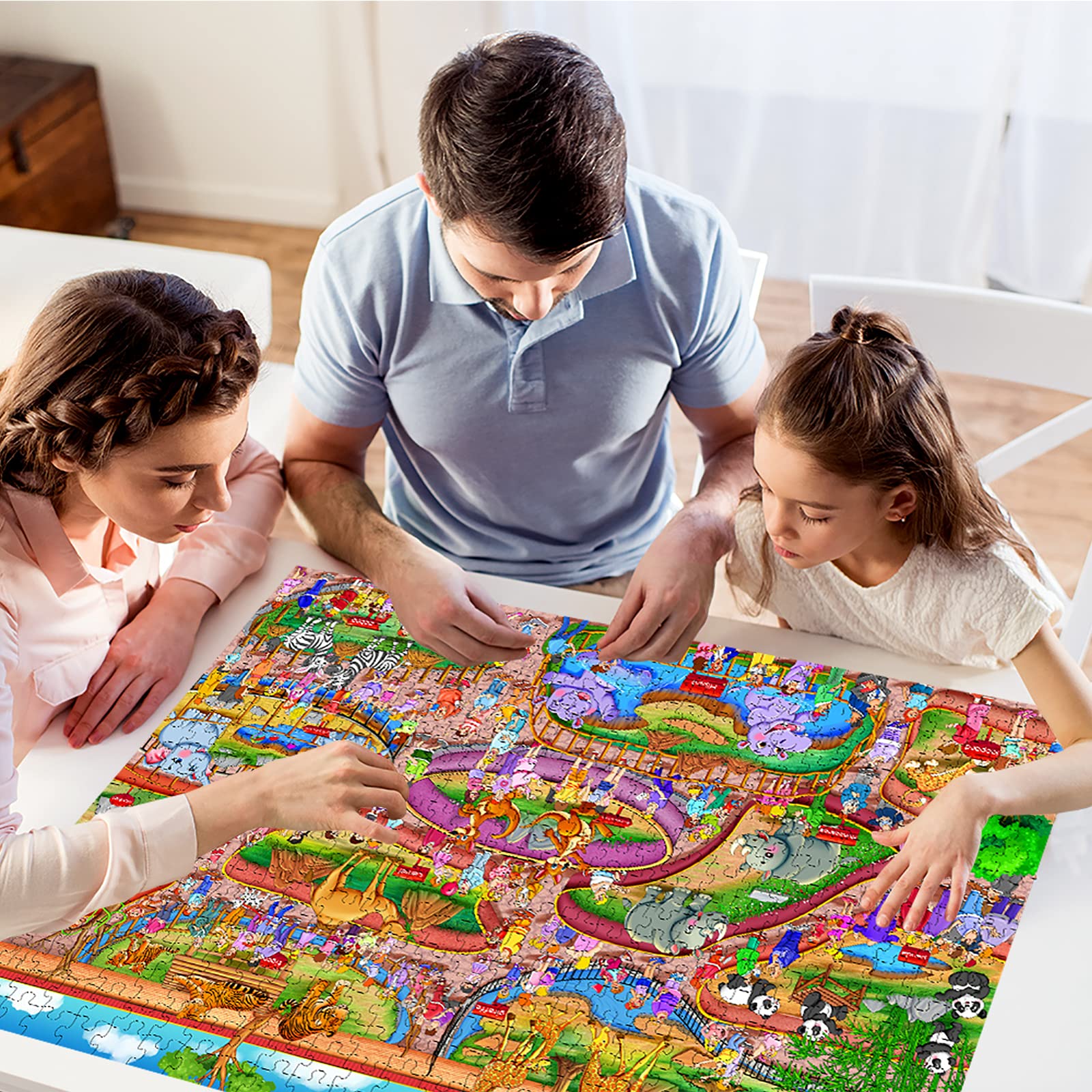 500 Piece Puzzle for Adults and Kids,HUADADA 500 Pieces Jigsaw