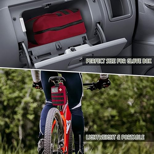 Miniatura 4 de Kit de supervivencia de 170 piezas, kit de primeros auxilios de supervivencia, kit de trauma con equipo de supervivencia esencial, suministros