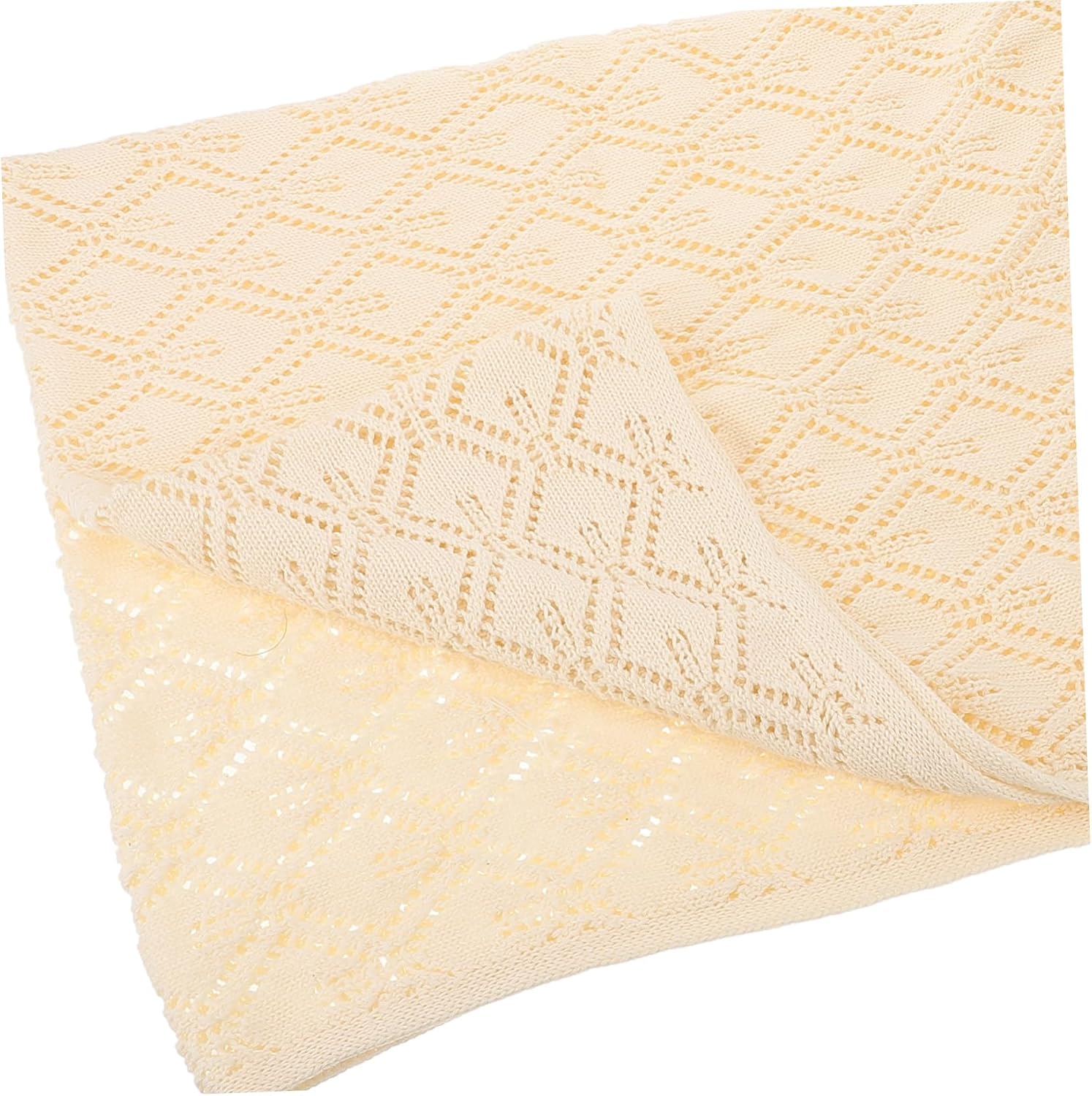 Ciieeo Boy Girl Swaddle Blanket Breathable Woolen Yarn Blanket for Newborns Soft and Lightweight for Wrapping Nursing and Comfort