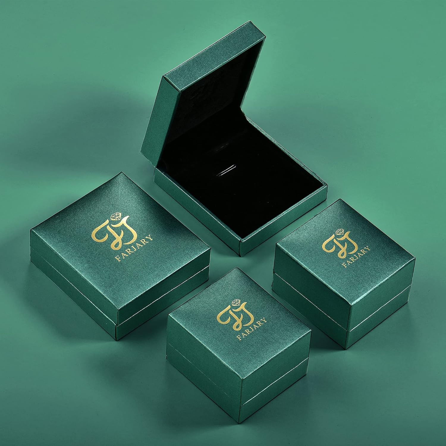 FJ Bee Ring 925 Sterling Silver Birthstone Adjustable Open Ring for Women Size 5-12