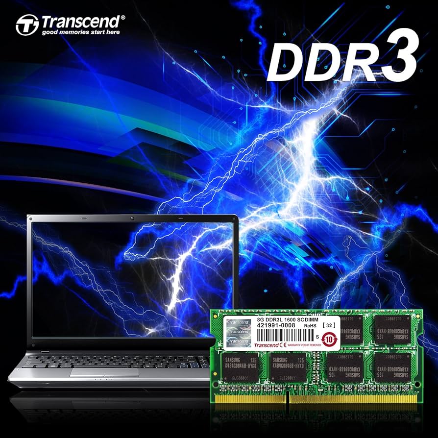 Transcend DDR3 16GB,TECMIYO 8GB4枚+おまけ付き Transcend 8GB DDR3 1600 U-DIMM 2Rx8 1.5V, RAM, CL11, Non-ECC