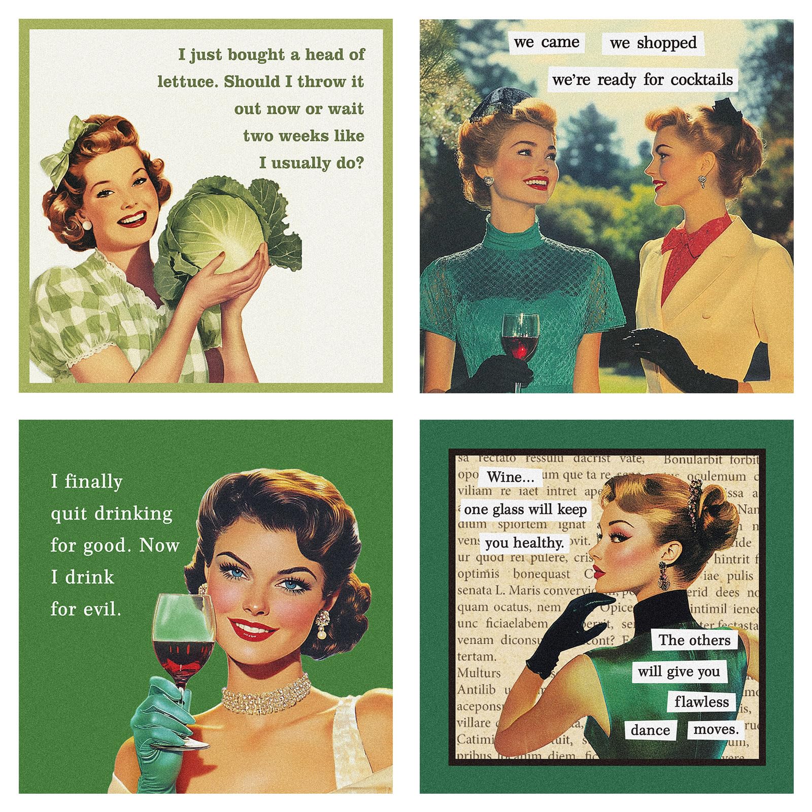 Watersay 100 servilletas de cóctel divertidas con texto en inglés "Call Me", servilletas de cóctel retro para vacaciones, suministros de bar decorativos para adultos, regalos divertidos de Navidad