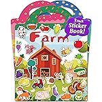 Benresive Reusable Sticker Books for Kids 2-4, Sticker Books for Toddlers 1-3 2-4, Toddler Travel Toys Activities Crafts Gifts