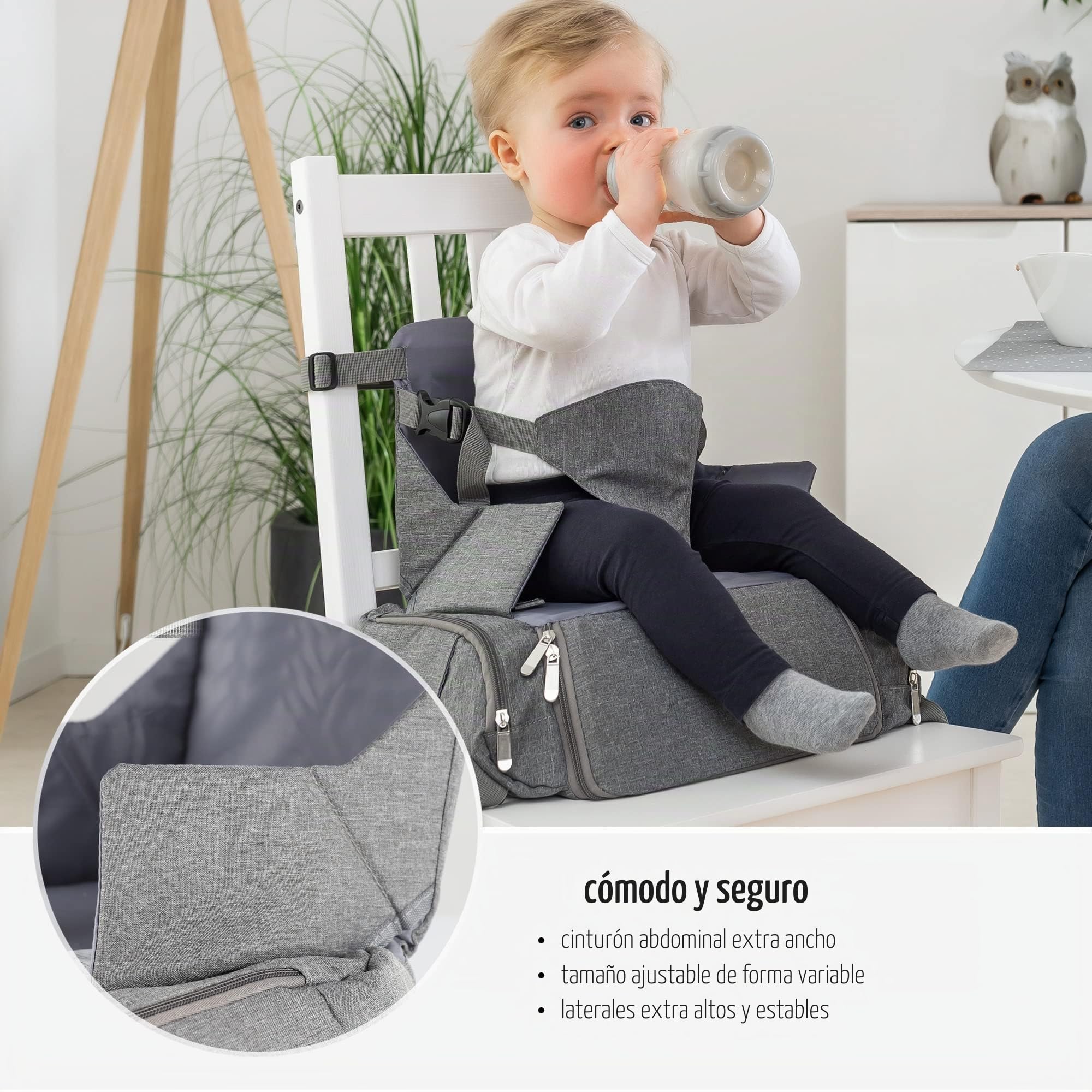 reer Growing - Asiento elevador para niños (8 botellas de PET)