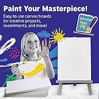 Vista 2 de Artlicious Lienzos para pintar - Paquete de 48 paneles de lona 5 x 7 pulgadas paquete de gran valor Tableros de lienzo para pintar