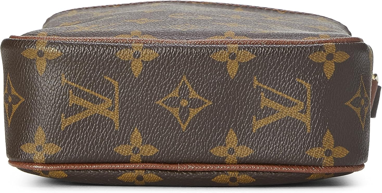 Pre-loved COMME des GARCONS x Louis Vuitton Monogram Canvas Marceau Petit, Brown