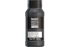 Liquitex BASICS Acrylic Fluid Paint, Liquid Graphite