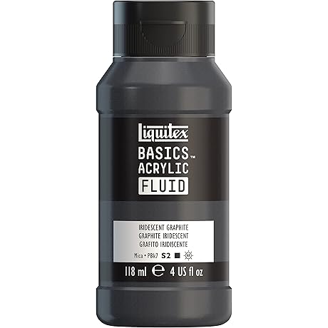 Liquitex BASICS Acrylic Fluid Paint, Liquid Graphite