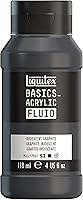 Vista 25 de Liquitex BASICS Pintura Acrílica Fluida, Botella de 118ml (4 oz), Tono Verde Hookers Permanente
