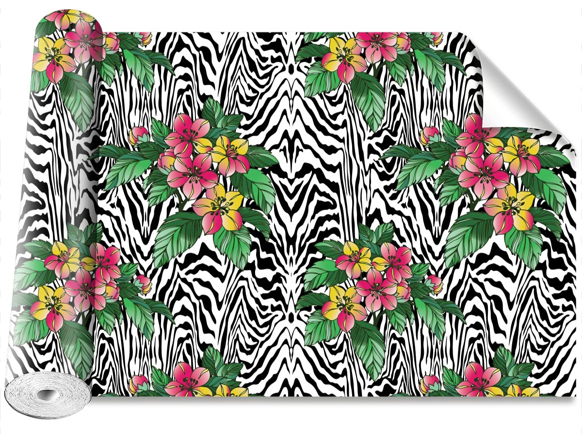 Papier peint floral camouflage 312x219cm Tulup décoration murale et rénovation chambre