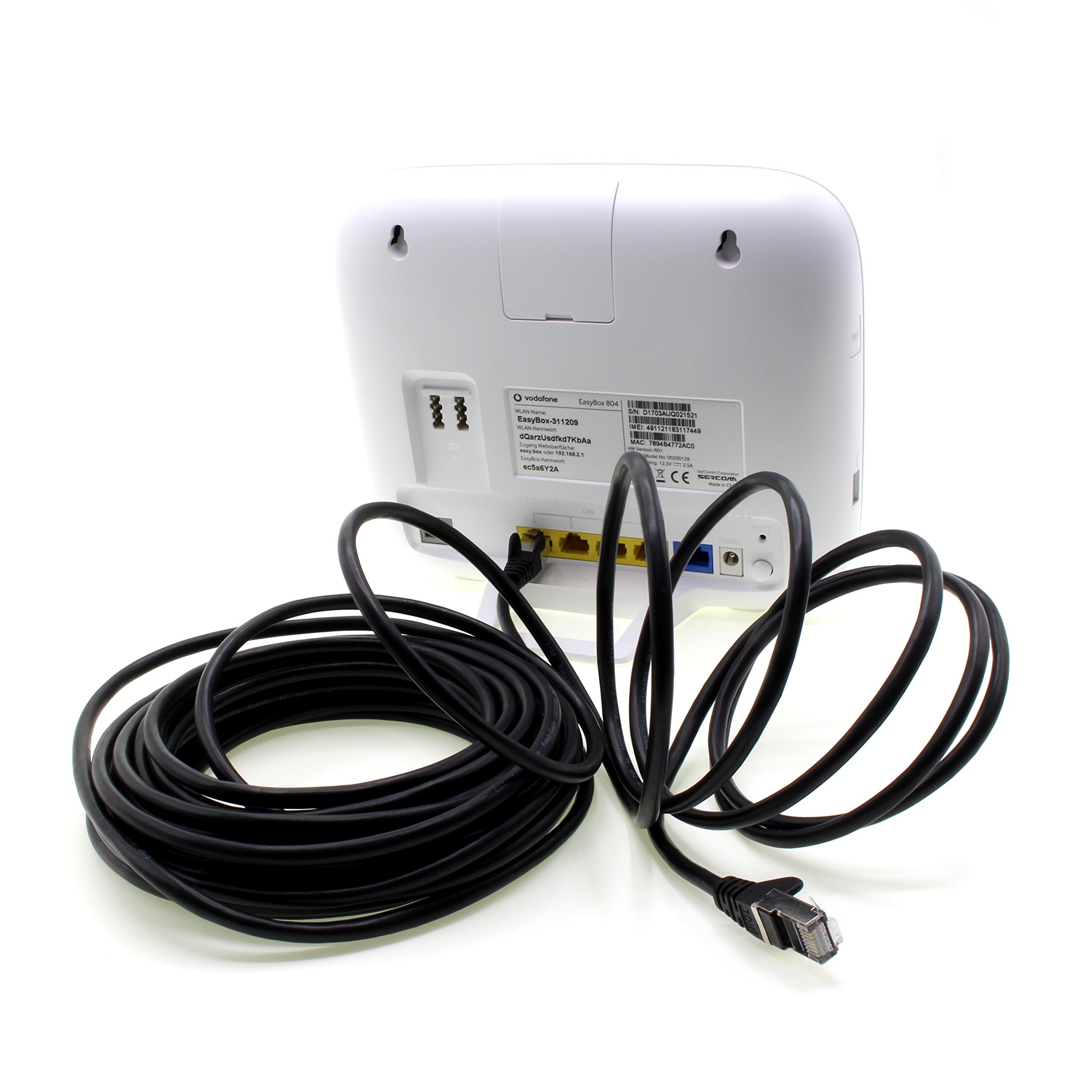1aTTack CAT5 SFTP kabel sieciowy Ethernet LAN z 2 x RJ45 50 m - czarny