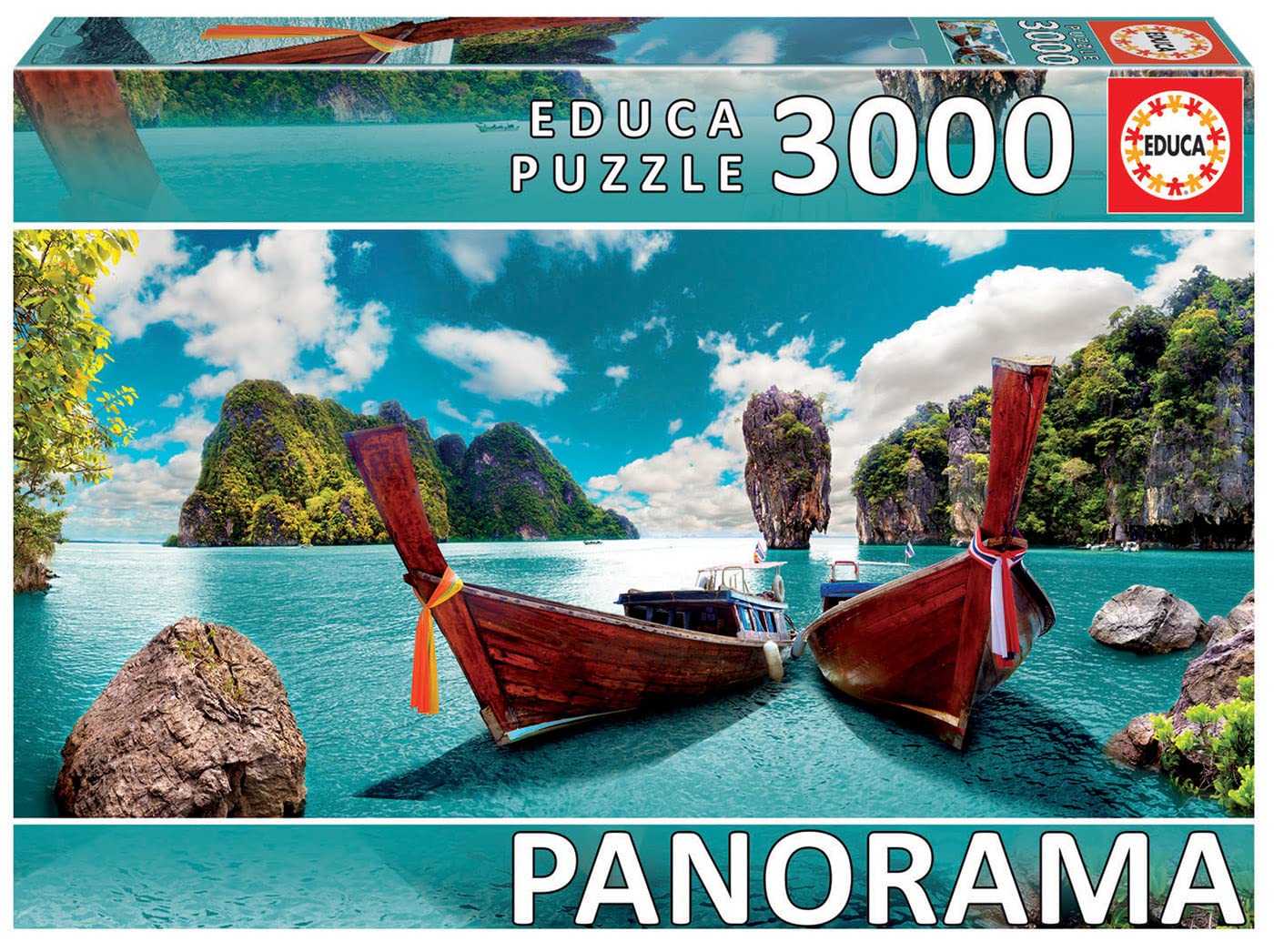 Educa - Puzzle da 3000 pezzi per adulti | Phuket, Thailandia. Misura: 144 x 68 cm. Include servizio pezzi mancanti. Consigliato a partire dai 14 anni (18581)