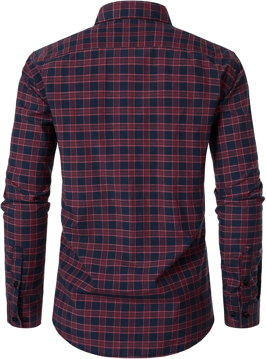 JEMITOP Men's Transitional Weather Slim Fit Long Sleeve Button Down Shirt Business Casual Dress Shirts with Pocket - Image 4