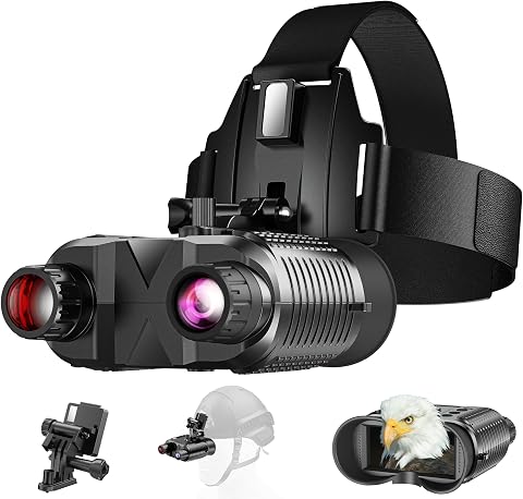 Night Vision Goggles Head Mounted, 1312FT Night Vision Binoculars with Infrared,