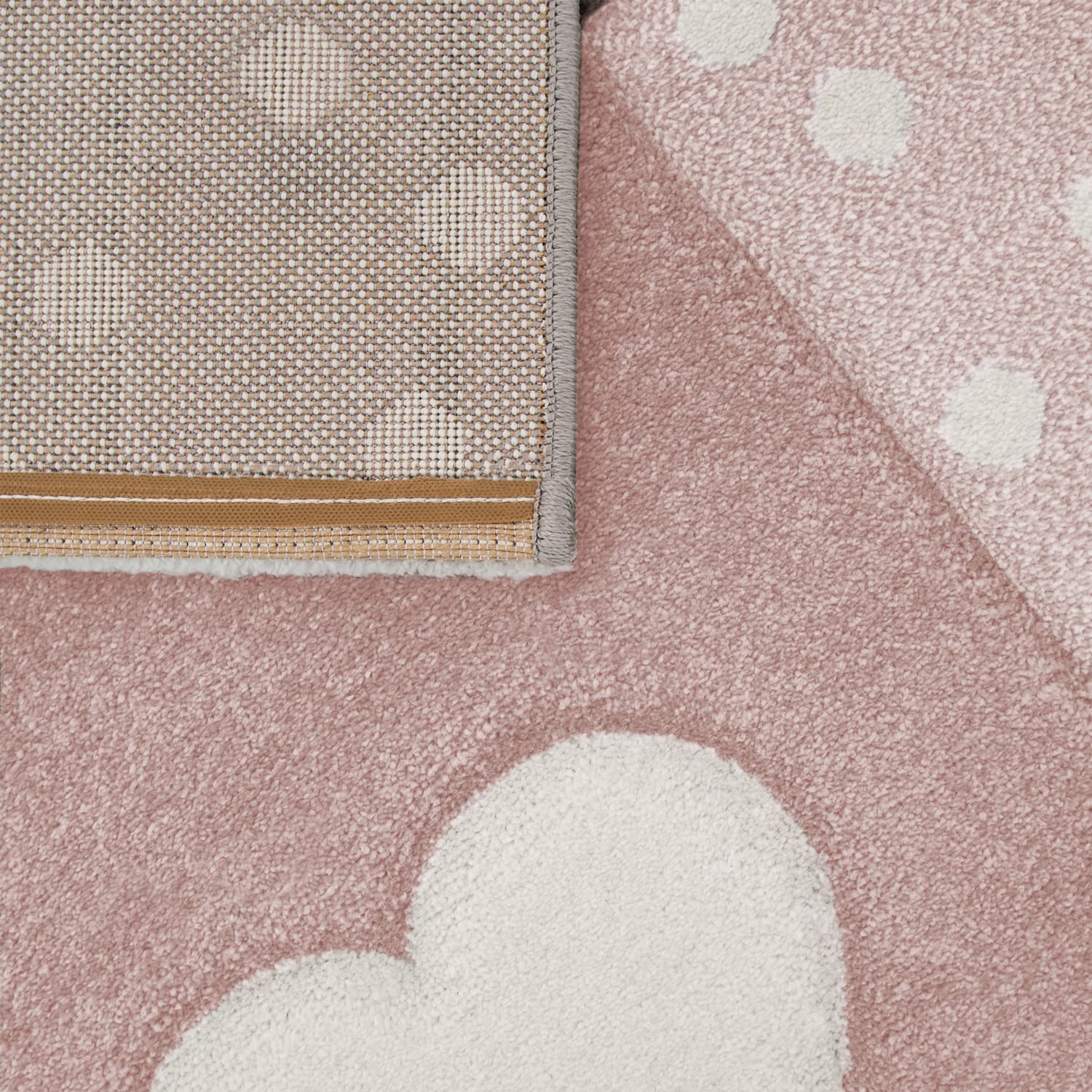 Tappeto Bambini Cameretta Bambina Ragezzi Antiscivolo Arcobaleno Cuore Polkadot