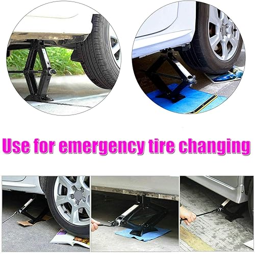 Miniatura 7 de Kit de herramientas de reparación de neumáticos de repuesto para Chevrolet GMC Silverado Sierra 1500 2500 3500 (2000-2014) con gato de tijera de