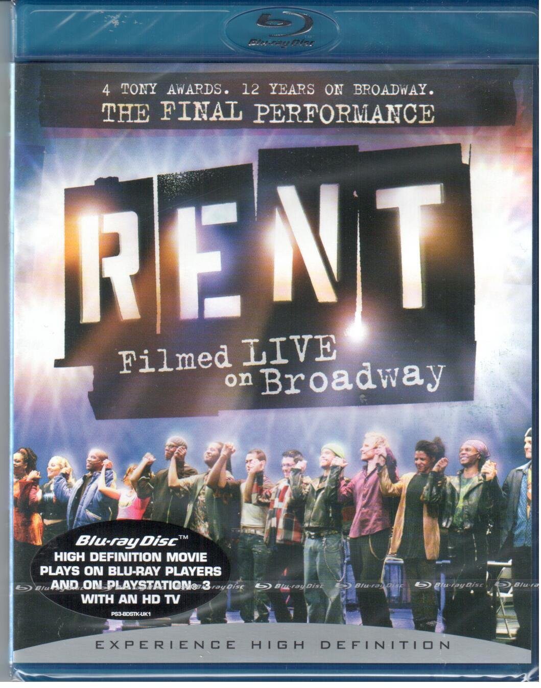 RENT FILMED LIVE ON BROADWAY BRDVD Movies & TV