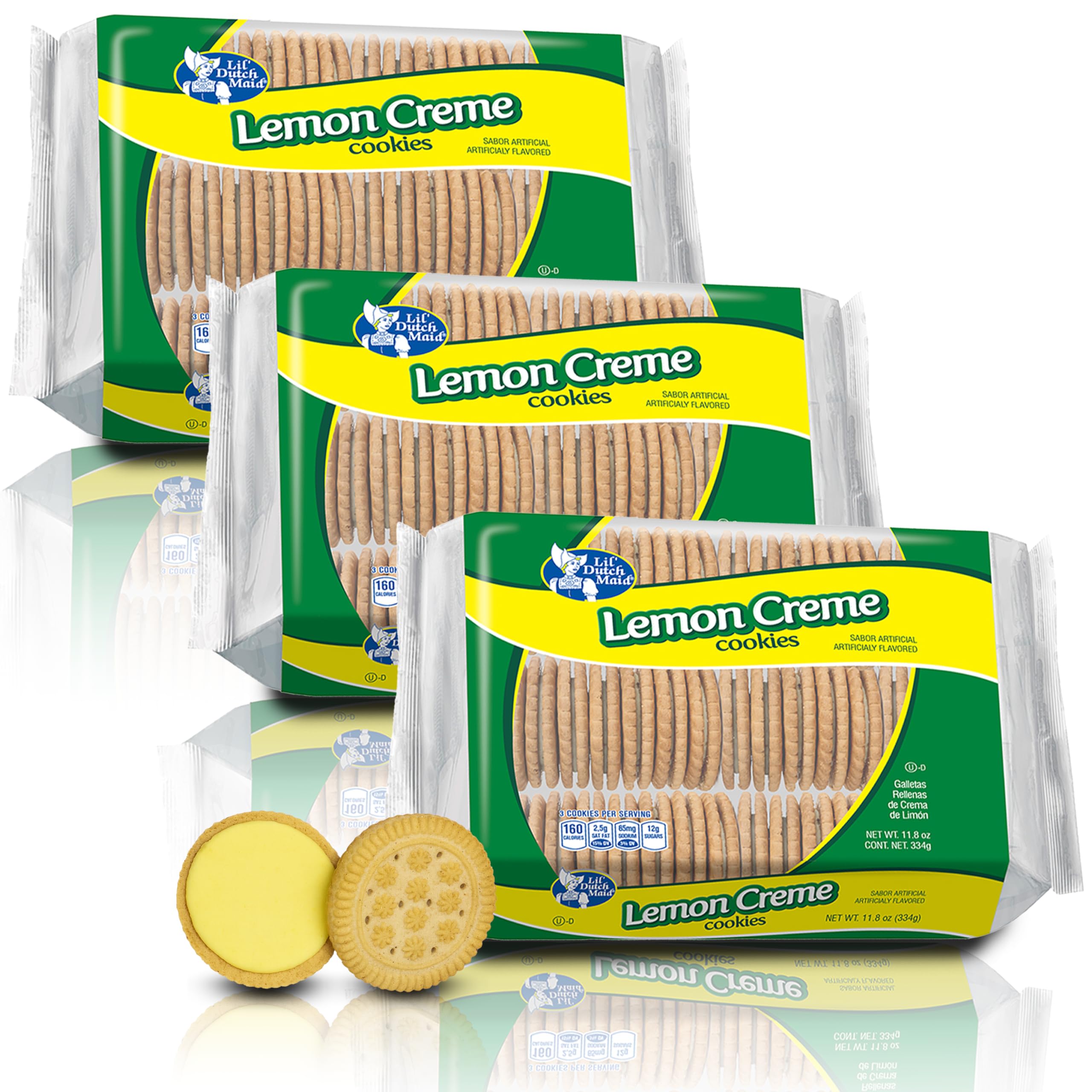Amazon.com: Lil Dutch Maid Lemon Creme Cookies | 11.8 oz (Pack of
