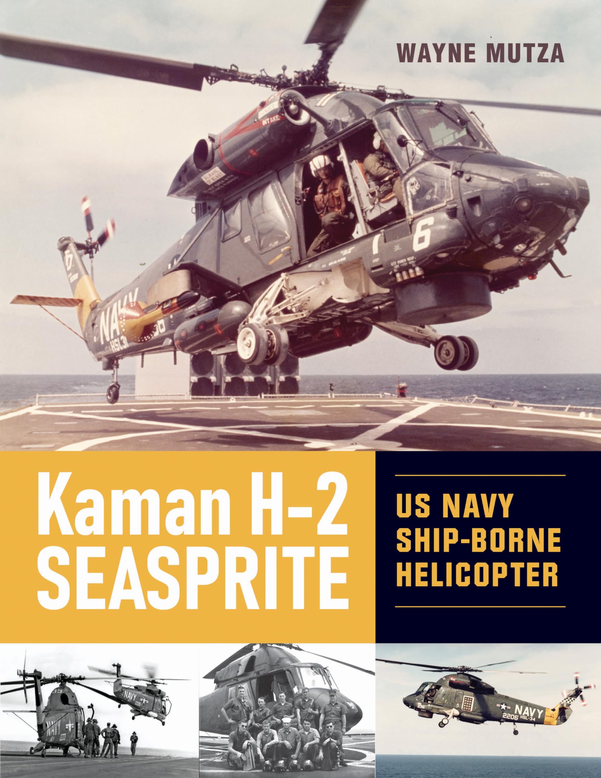 H-2 Seasprite Kaman réplique fidèle hélicoptère US Navy sans montage