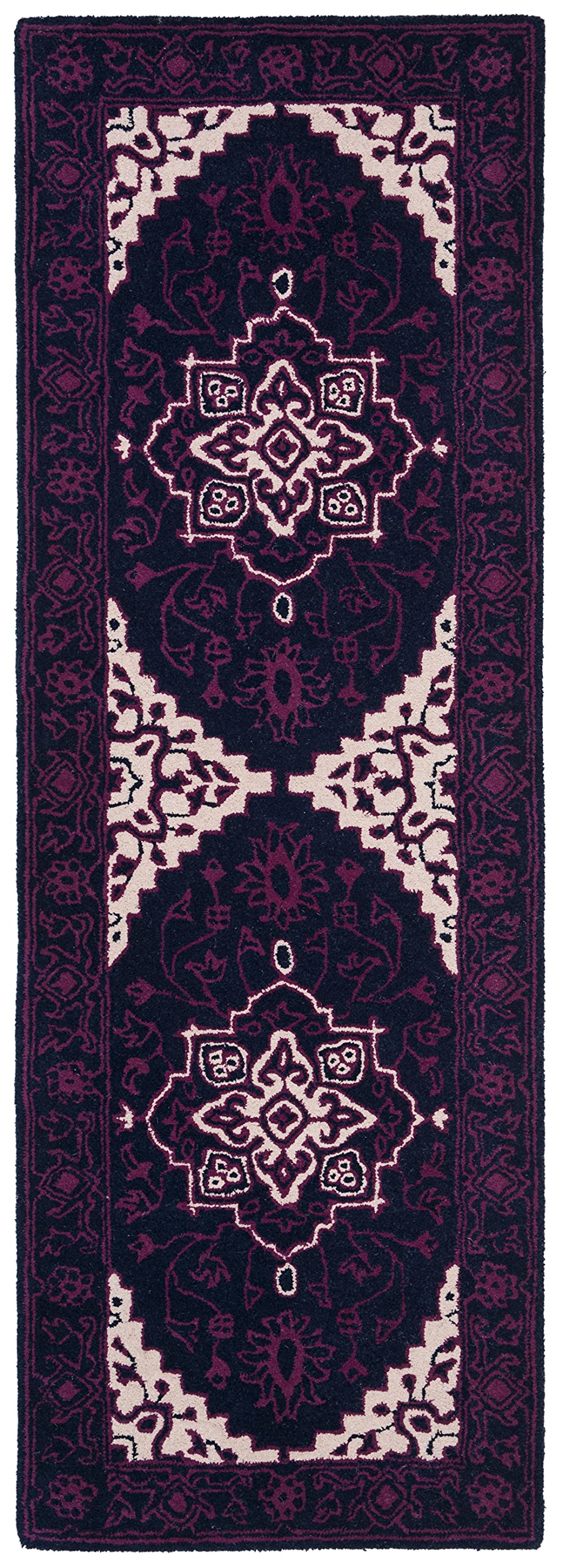 Safavieh Chatham 2'3 X 7' Hand Tufted Wool Rug in Gray and Ivory : Tapis - Best