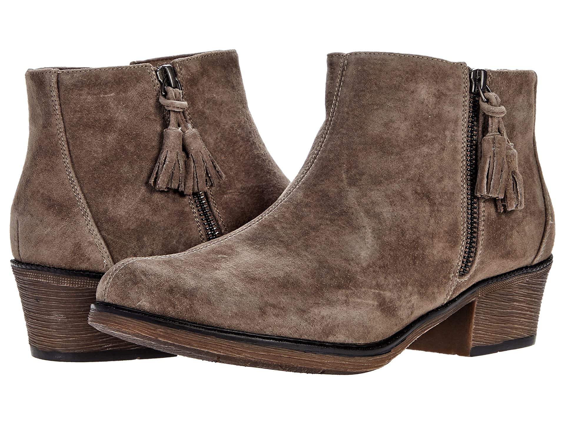Propét Rebel Damen Stiefeletten, Geräucherte Taupe, 41.5 EU Stretta