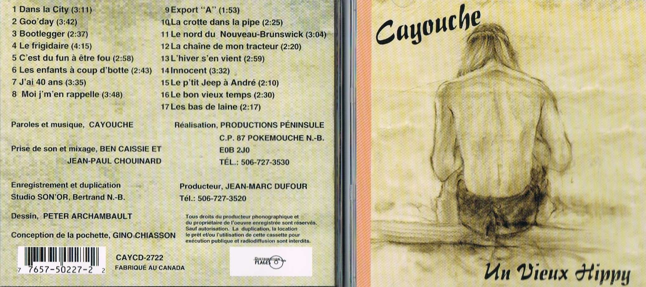 CAYOUCHE - UN VIEUX HIPPY [Audio CD] CAYOUCHE