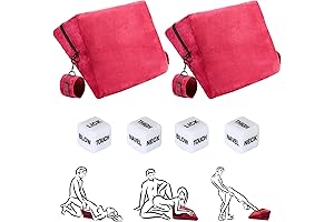 Triangle Pillow Cover - Premium Velvet Wedge Pillow Perfect for Erotic Play