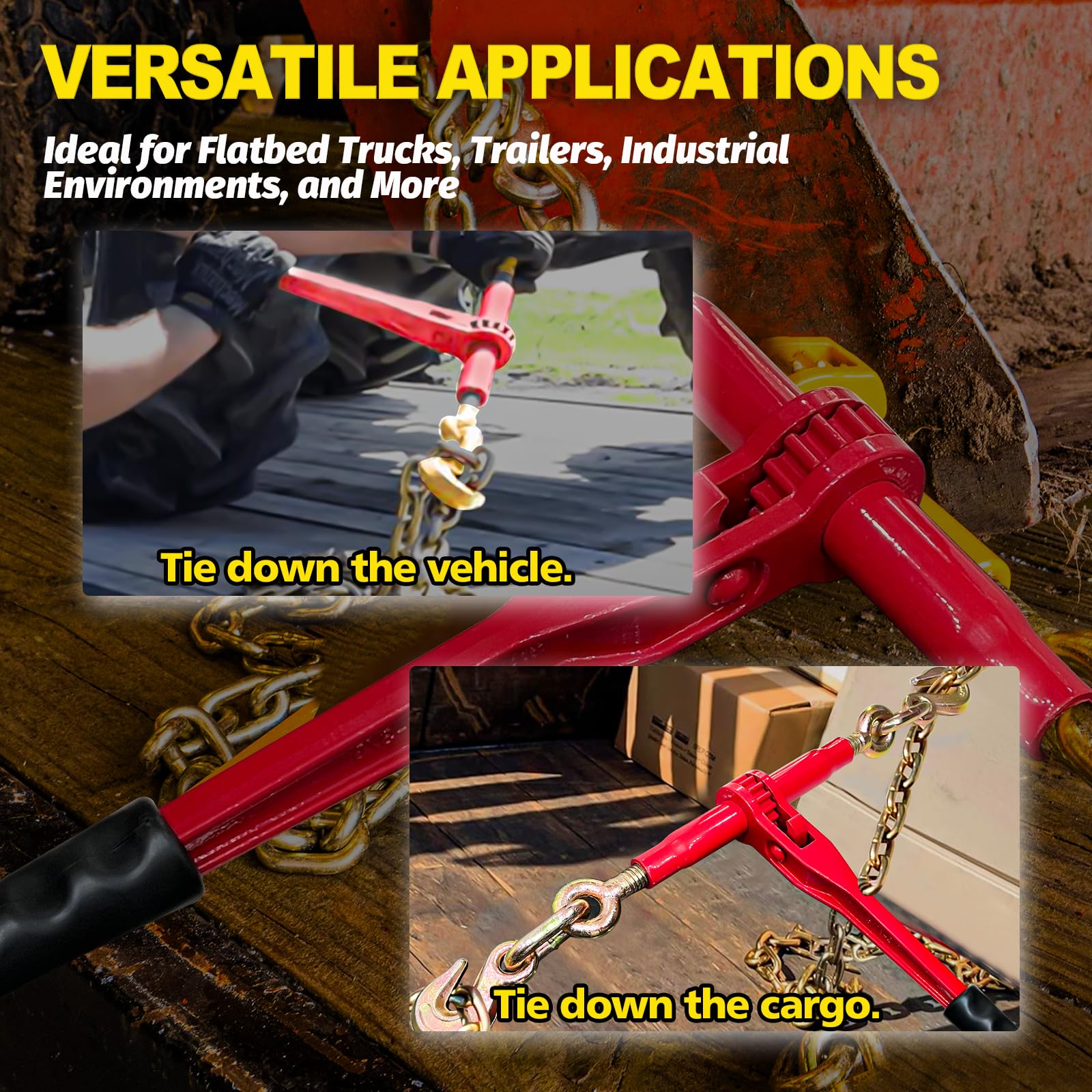 Heavy Duty Load Binders - 9200 Lb Tie Down Binder -5