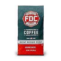 Vista 98 de Fire Department Coffee - Café de vainilla bourbon - Devuelve a los bomberos - Grano entero con infusión de vainilla y bourbon - Sin alcohol