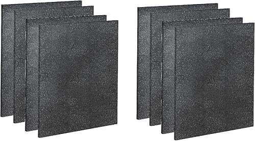 Nispira Filtro de carbón de repuesto para purificador de aire, compatible con los modelos de purificador de aire Vornado AC300, AC350, AC500, AC550,