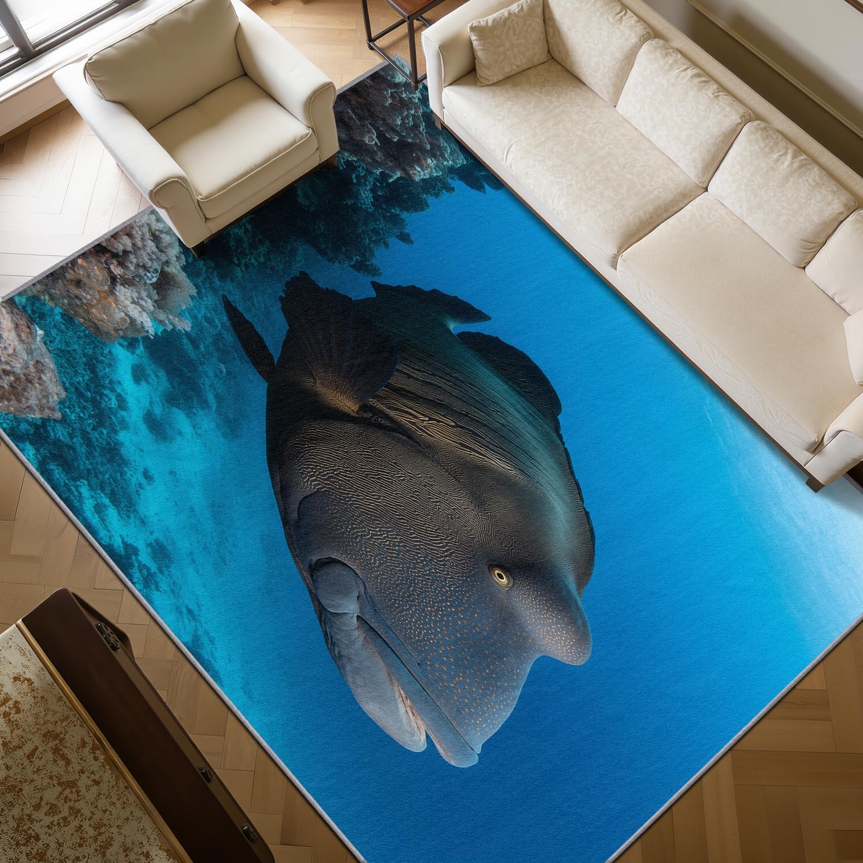 Mistela Fisch Teppich 80x150 cm Ozean Tier
