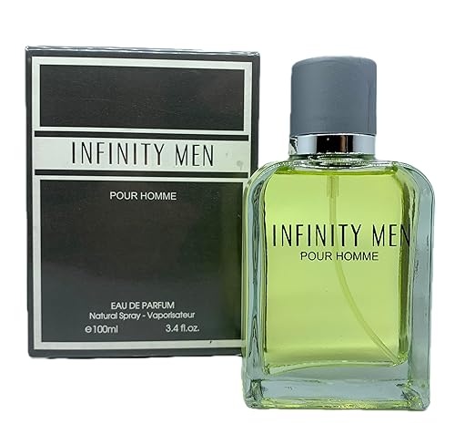 Infinity Men Colonia para hombre, 3.4 onzas líquidas, Eau de Parfum Spray
