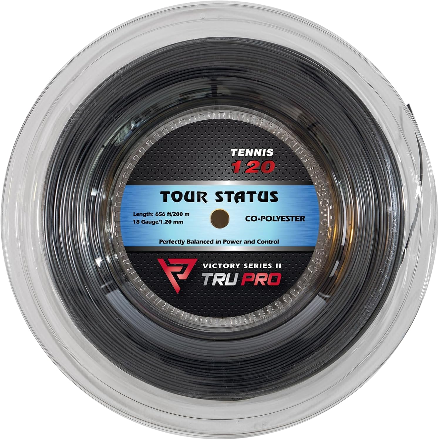 Tier One Sports TRU PRO Tour Status - Tennis String Set (Poly): for the Competitive Tennis Player