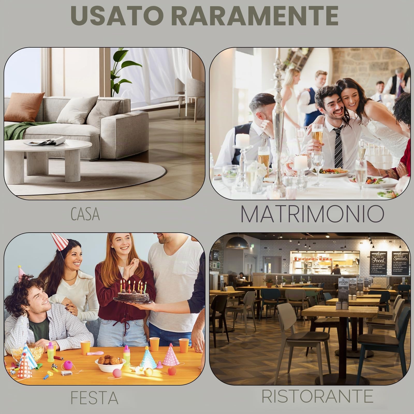 Set di 12 portacandele in vetro trasparente, 10 x 1,5 cm, sottobicchiere per decorazione da tavolo, matrimonio, Halloween, festa di Natale