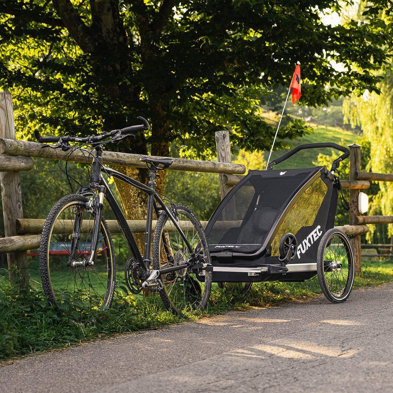 FUXTEC Remorque à vélo FX-FA1S/place unique