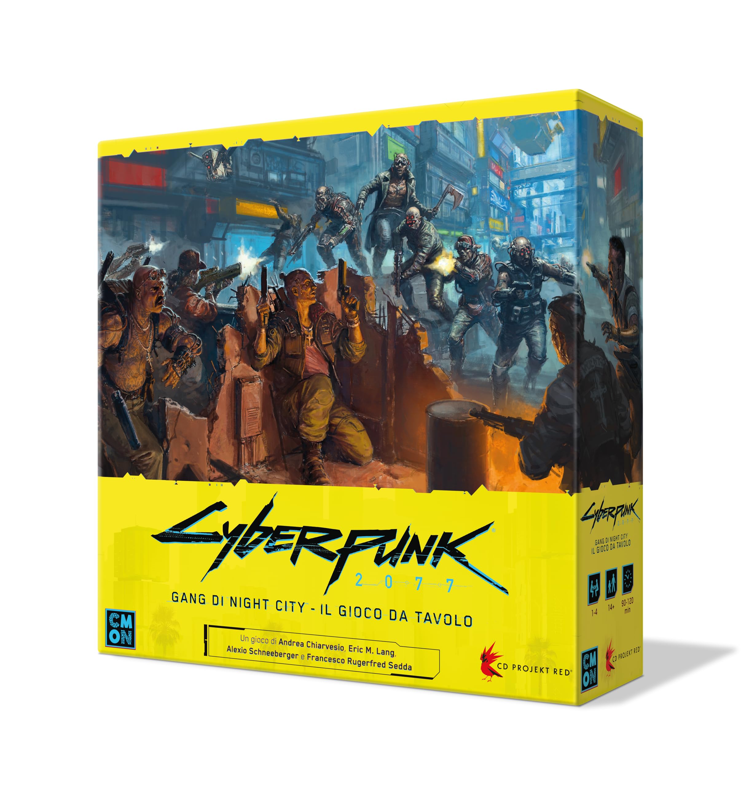 Asmodee - Cyberpunk 2077: Gang di Night City, Gioco da Tavolo, 14+ Anni, 1-4 Giocaori, 90-120 min, Edizione in Italiano
