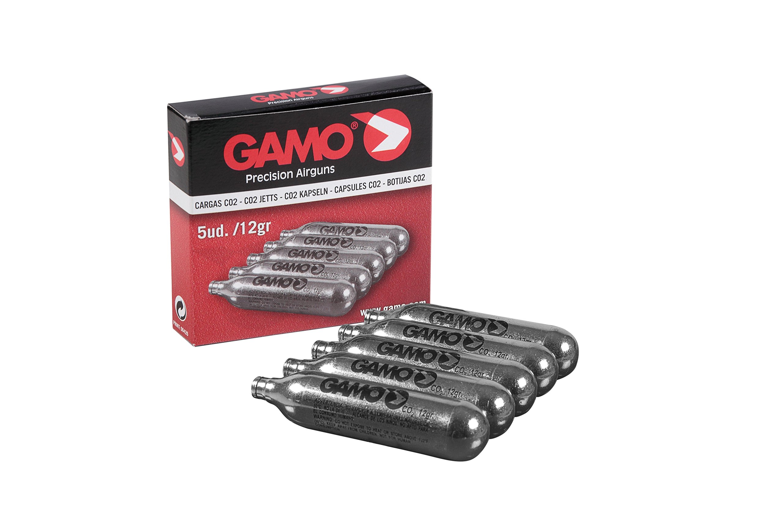 CAJA 12 CARGAS CO2 12 g.