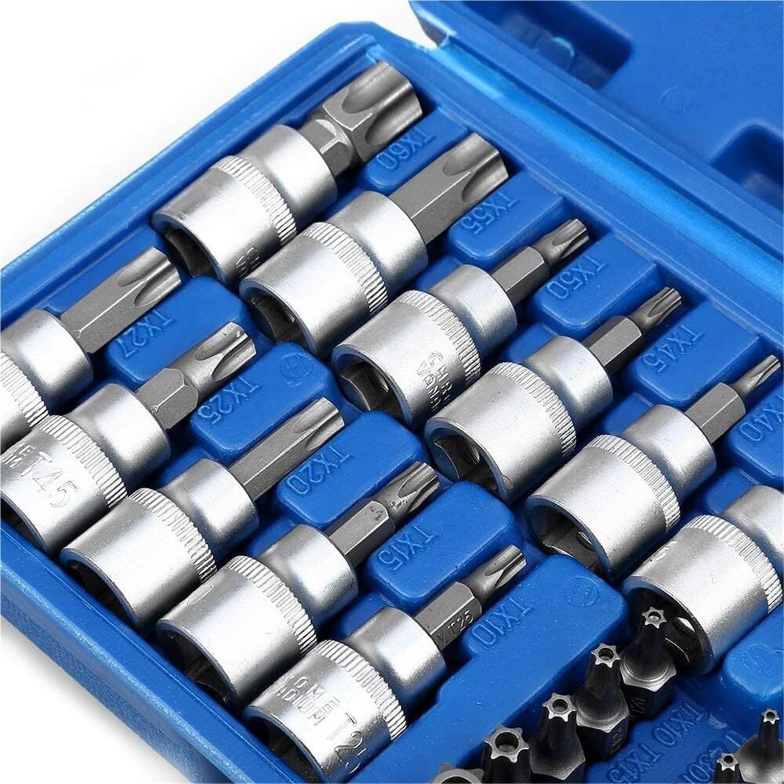 Klucze Nasadowe Zestaw 34 Nasadek I Narzędzi Napędowych 1/2" Zestaw Narzędzi Mechanicznych Zestaw Nasadek Napędowych Metrycznych Do Naprawy