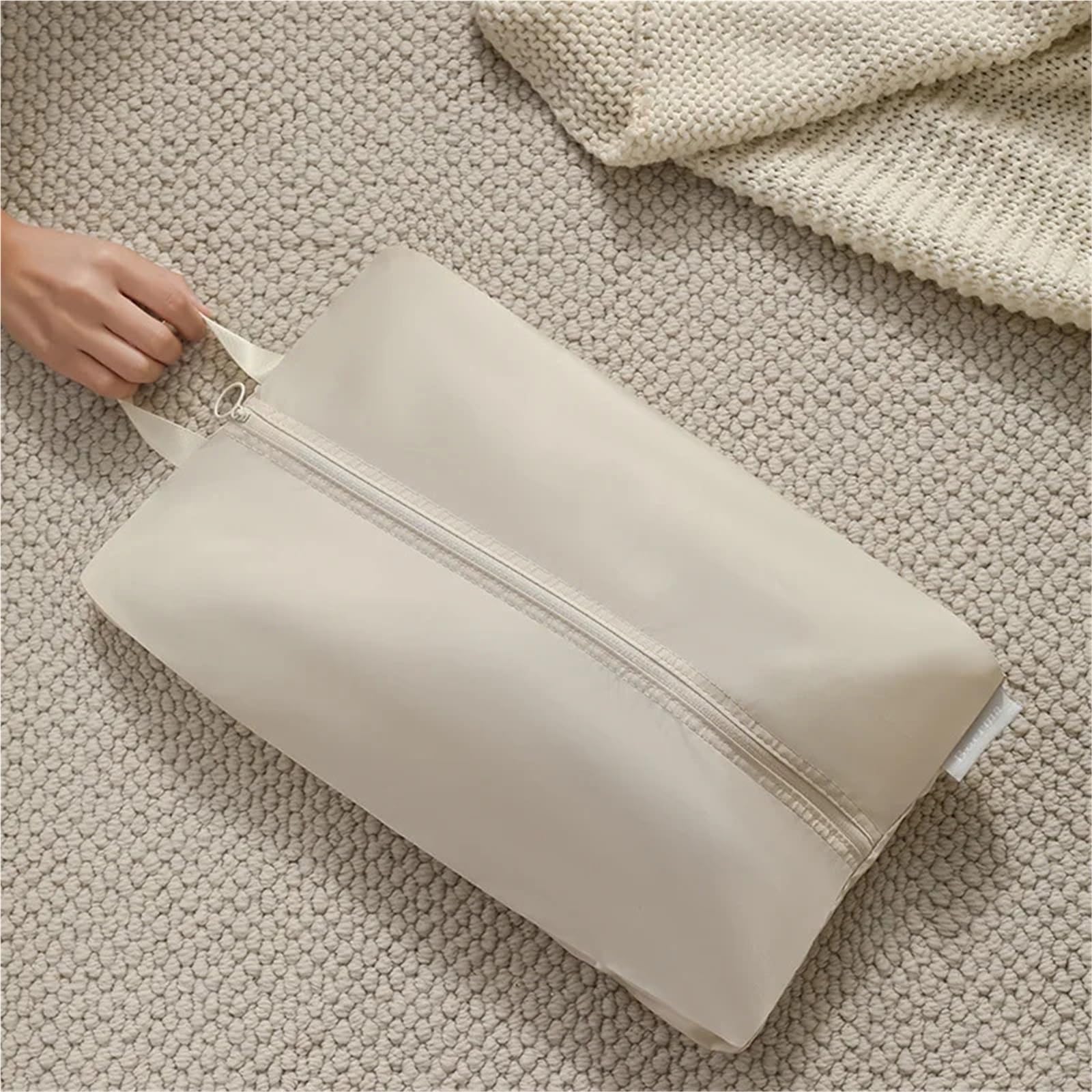 Borsa da viaggio a compressione, borsa portaoggetti for valigie, salvaspazio, for vestiti, asciugamani, scarpe, organizer, impermeabile, pieghevole per Vestiti, Scarpe, Cosmetici(Blue)