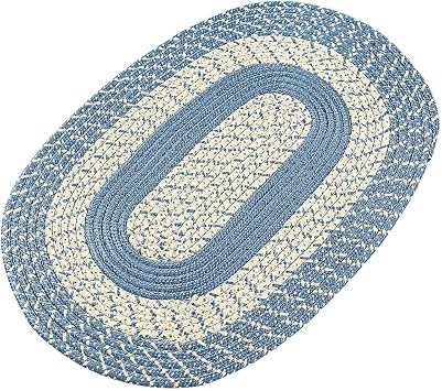OakRidge Two-Tone Country Braided Rug