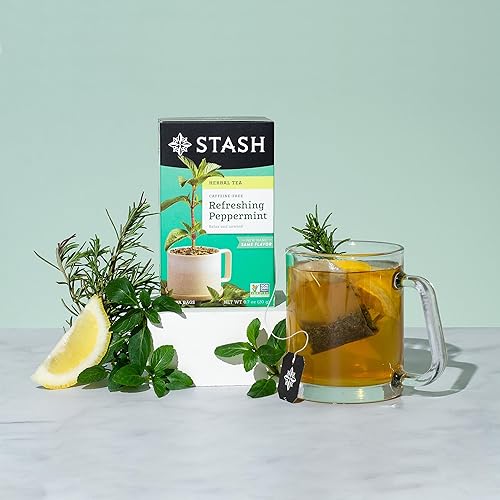 Vista 195 de Stash Té Chai de vainilla descafeinado, 6 cajas con 18 bolsas de té cada una (108 bolsas de té en total)