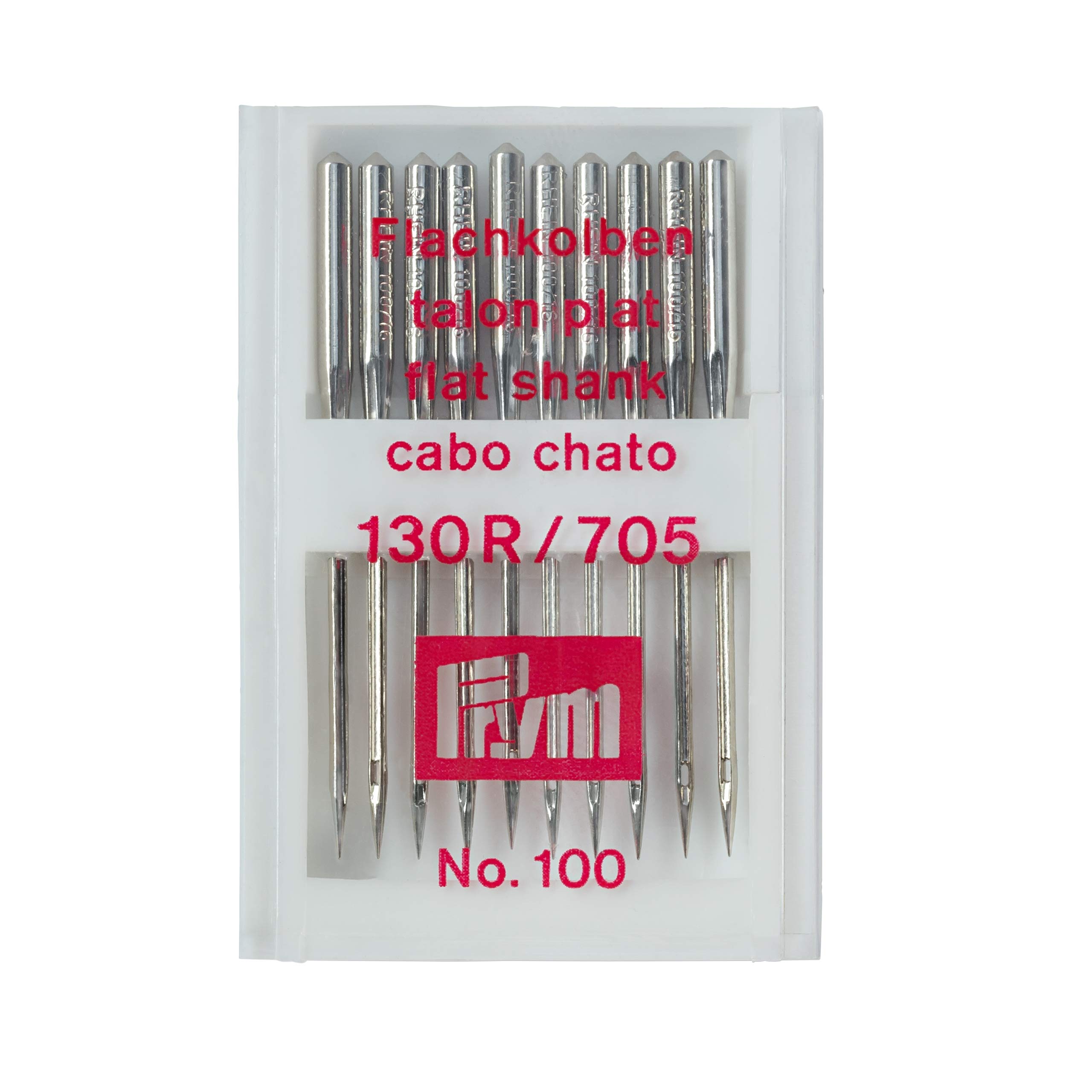 Prym Silver Sewing Machine Needles Sys. 130/705 Standard 16/100