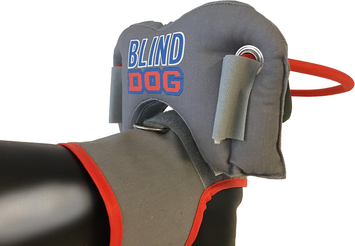 Muffin’s Halo® – The Original Blind Dog Halo | Harness & Bumper Collar Accessory for Safe Navigation & Confidence – Gray, Size 7