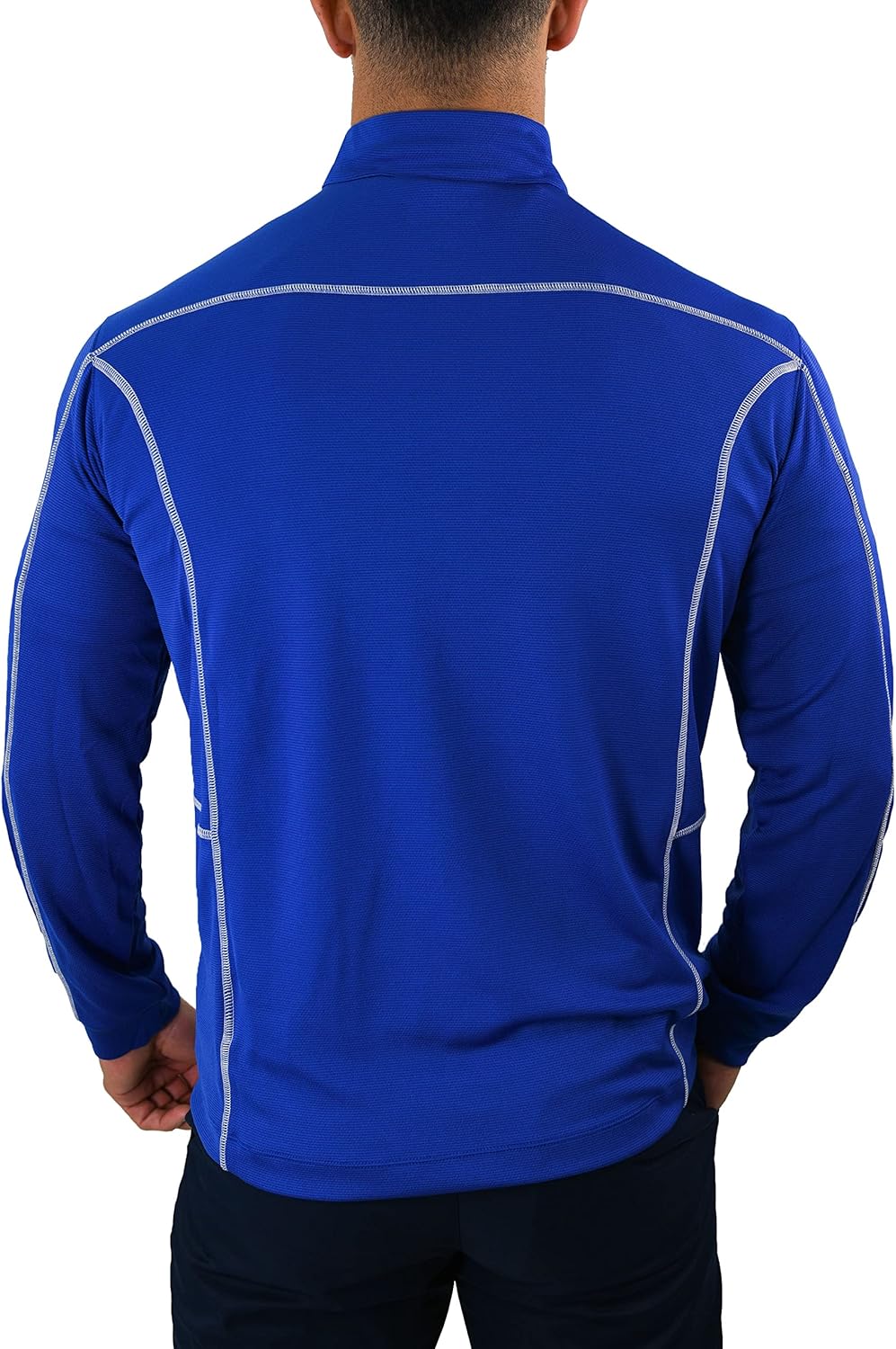 Columbia Men's Omni-Wick Shotgun Long Sleeve 1/4 Zip Pullover Azul X-Large