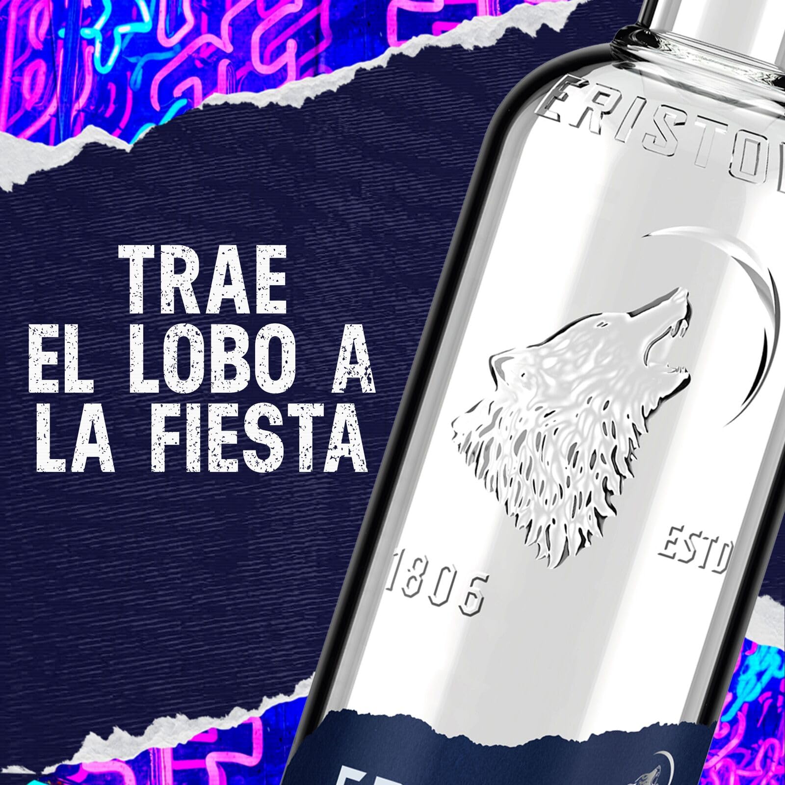 ERISTOFF Premium Vodka, 37,5 % Vol, 70cL / 700mL, filtrado con carbón vegetal, vodka con triple destilación