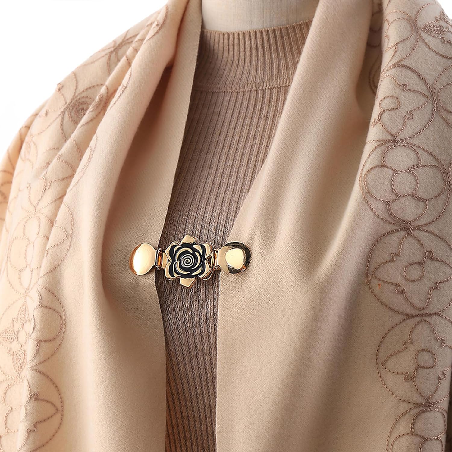 Of 4 Women Secure Garment Clasps Alloy Construction for Effortleslys Use and Fashionable Appeal Shirt Fastener